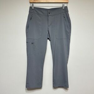 Columbia‎ Cropped Hiking Pants Womens 4 Travel Activewear Zip Pockets Gorpcore
